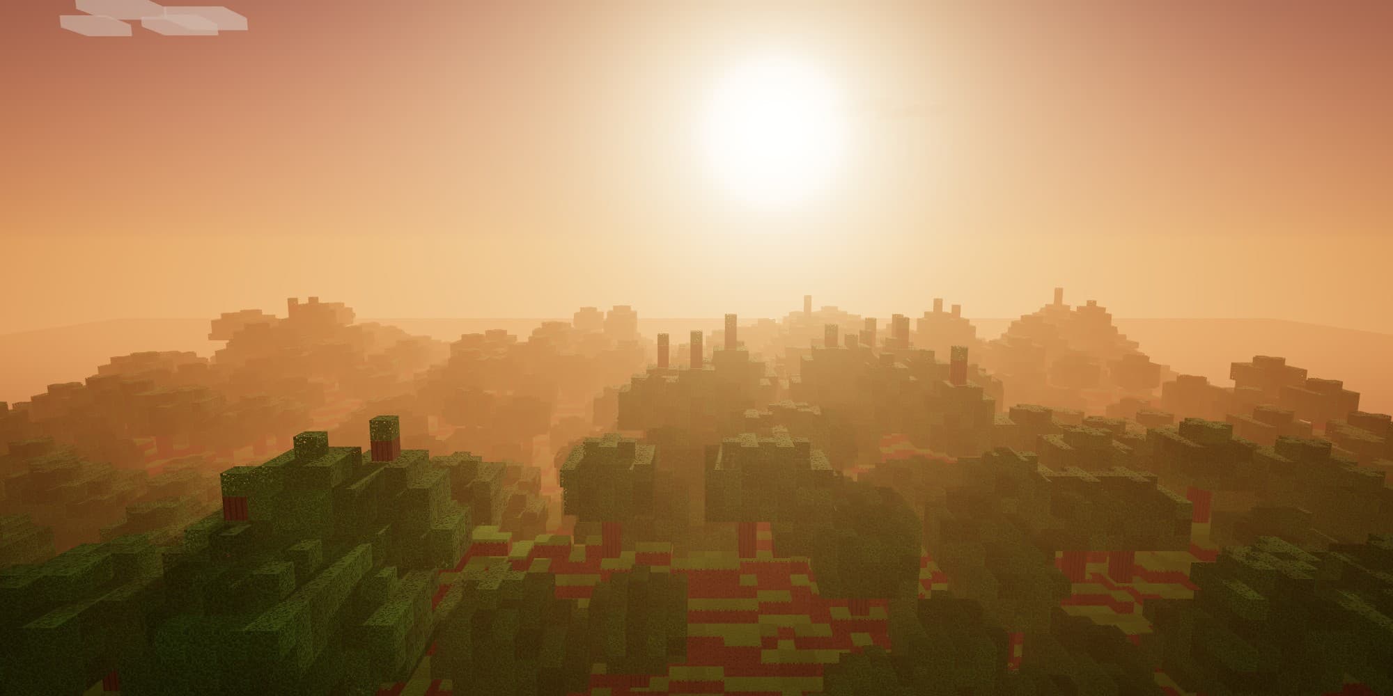 A wide horizon at dusk
